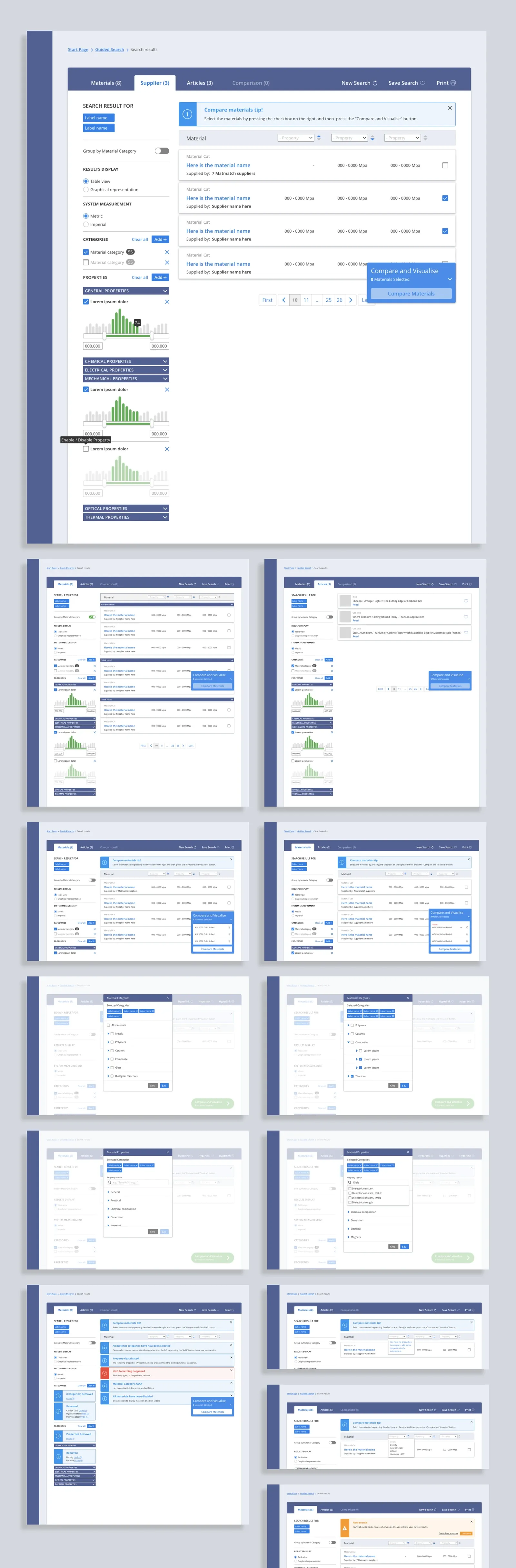 New search engine interface