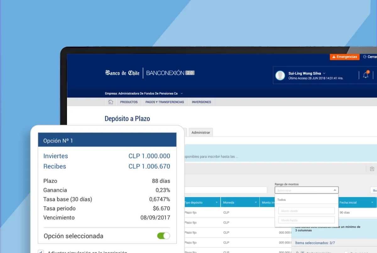 Bank of Chile: Modernizing Term Deposits for Corporate & Retail Banking